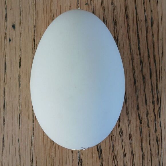 Christmas Egg Beautiful Golden Angel Ornament Holiday Tree Decoration Vintage - Picture 4 of 9